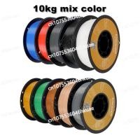 ราคา Standard 1kg/roll 3D Printing Filaments Mix Color Local Shipping Top PLA Filament 1.75mm 5/10KG pla (54906572931)