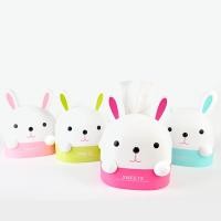 ราคา Box Tissue Rabbit Animals กล่องทิชชู่รูปกระต่าย สีพาสเทล ลายการ์ตูนสัตว์ สวยงามน่ารัก (6537275300)