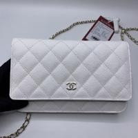 ราคา BU220402766] Chanel / WOC Caviar LGHW Microchip (17644562111)