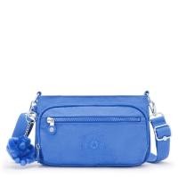 ราคา Kipling Milos Up Deepest Aqua /Havana Blue/ Abstract Print (27020369203)