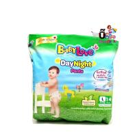 ราคา สินค้าขายดี เบบี้เลิฟ เดย์&ไนท์แพ้นท์ L14ชิ้น 1 ห่อ ผ้าอ้อนสำเร็จรูป Babylove (18391067243)