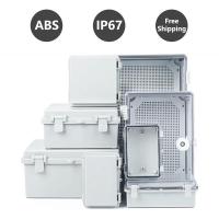ราคา Ip67 Abs Hinged Plastic Enclosure Waterproof Power Electrical Junction Box Waterproof Outdoor Plastic Box Distribution B (43825094508)