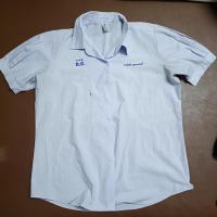 ราคา เสื้อนักเรียน ม.ปลาย หญิง ตราสมอ ไซส์ 48 ปัก อ.ส. (17346711193)