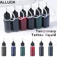 ราคา ALLUCK Tattoo Ink Eyebrow Eyeliner No Pain Indian Henna Body Art Paint (45707426704)