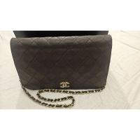 ราคา chanel bag กระเป๋าchanel vintage สีน้ำตาลเข้ม (27222700634)