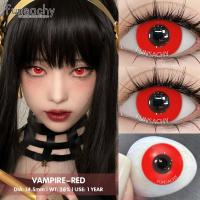ราคา Funsachy คอนแทคเลนส์สีคอสเพลย์1คู่สำหรับฮาโลวีนตาบอดเลนส์สีขาวดำตาคอสเซอร์คอสเมติก (25184407497)