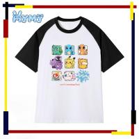 ราคา เสื้อยืดคอกลมลายโปเกมอนใหม่ๆ สำหรับเด็กชายและเด็กหญิง - เสื้อลำลองแขนสั้น (53457549946)