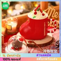 ราคา [LINE FRIENDS]แก้วน้ำคริสต์มาส เซรามิค ถุงน่องคริสต์มาส[LK] (25402423894)