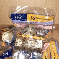 ราคา SWING CHECK VALVE HQ 1/2" BRASS TABOK VALVE HQ 1/2" (40255752597)