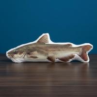 ราคา Catfish ปลาดุก ดุกน้ำเงิน ปลาดุกช่อง ดุกหัวแบน ปลากาตลา หมอนไดคัท พิมพ์2ด้าน หมอนสกรีนรูป ตุ๊กตา ของขวัญ FISHS (44028637925)