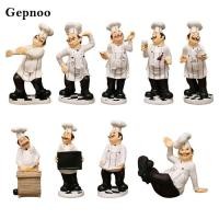 ราคา [Gepnoo] เครื่องประดับเชฟเชฟหุ่น 04 อเมริกัน 4 ตกแต่ง Miniature French Chef ตุ๊กตาพิธีขึ้นบ้านใหม่โรงแรมห้องครัว (57055755429)