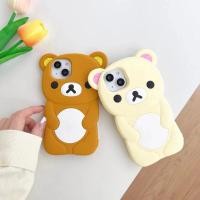 ราคา !!!พร้อมส่ง!!! เตสไอโฟน Iphone case ซิลิโคนลายคุมะ น่ารักมาก 11 11promax 12 12pro 12promax 13 13pro 13promax (25606067696)