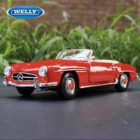 ราคา WELLY 1:24 1955 Mercedes Benz 190 SLโลหะผสมคลาสสิกรถDiecastโลหะStaticคอลเลกชันของเล่นเด็กรถยานพาหนะ (27234909333)