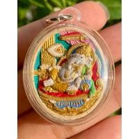 ราคา พระพิฆเนศ พระพิฆเนศวร์ รุ่น บรมสุข หลวงพ่อประโมท วัดเขาชะงุ้ม เนื้อไม้เศรษฐี ฝังตะกรุดเงินแท้ 1ดอก (28663863549)