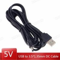 ราคา USB to DC 3.5 มม.สายชาร์จ USB A ชาย 3.5 แจ็คเชื่อมต่อ 5V Power Supply อะแดปเตอร์ชาร์จสําหรับ USB HUB สายไฟ (52052683395)