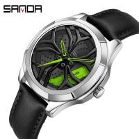 ราคา Sanda ขายดี นาฬิกาข้อมือควอตซ์แฟชั่น สไตล์สปอร์ต หรูหรา สําหรับผู้ชาย 1065-1110 (16151235165)