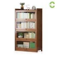ราคา HOMEC ตู้โชว์กระจกใส ตู้เก็บหนังสือ ชั้นวางหนังสือ โปร่งใส เก็บได้เยอะ 4ชั้น 5ชั้น 6ชั้น (20671717743)