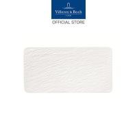 ราคา Villeroy & Boch - Manufacture Rock Blanc จานพอร์ซเลน ทรงสี่เหลี่ยม 35 ซม. สี White 10-4240-2281 (56603575492)