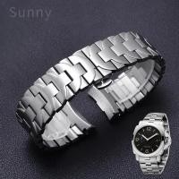 ราคา สําหรับ Panerai Luminor Series Silver Black 24 22mm Pam441111 ป้องกันสนิมธุรกิจกลางแจ้งที่เป็นของแข็งสแตนเลสสายนาฬิกาผู้ชาย (47355877467)