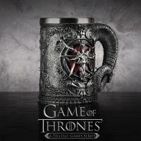 ราคา ❤Game of Thrones แก้วเบียร์ Creative Viking Pirate Big Wine Mug วาดแก้วเบียร์พร้อมที่จับเซรามิคบรรเทา Mug Bar❤3.14 (55404914176)