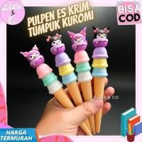 ราคา KUROMI STACKING ICE CREAM PEN KUROMI CUTE UNIQUE STACKED ICE CREAM PEN (42455726612)