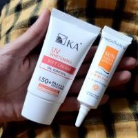 ราคา ส่งต่อแพ็คคู่ ครีมกันแดด KA UV whitening soft cream// PROVAMED sun AQUA serum (4242116446)