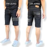 ราคา JEANSEXPRESS Shorts Men's กางเกงยีนส์ขาสั้นชายแถบหนัง ผ้ายืด ใส่สบาย สีดำยีนส์เข้ม ทรงสลิม ใส่สบาย Size28-36 (42229339460)