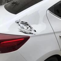 ราคา สติกเกอร์รถบิ๊กปากเบสตกปลาตกปลาน่ารักการ์ตูนรถสติกเกอร์รถจักรยานยนต์ภายนอกพีวีซีรูปลอกสีดํา/สีขาว,16 ซม.* 11 ซม. (54057396474)