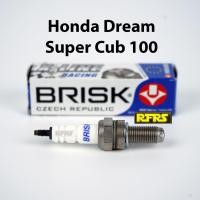 ราคา หัวเทียนBRISK X-Line 4 เขี้ยวแกนเงินHonda Super Cub 100 (8X21ROA)xline Spark Plug Made in EU (22711316113)