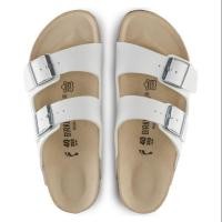 ราคา (พร้อมส่งซื้อผิดไซด์36) BIRKENSTOCK Arizona Birko-Flor White Size 36 (1187577123)