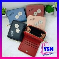 ราคา YSM SMALL WOMENS WALLET 2 FLOWERS FASHION & CLASSIC MINI COIN FOLDING WALLET KOREAN WALLET (44254708005)