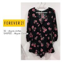 ราคา จั๊มสูทขาสั้น forever21 (2664629294)