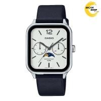 ราคา CASIO นาฬิกาข้อมือ รุ่น MTP-M305L-7AV Moon Phase สายหนัง คาสิโอ (22236288714)