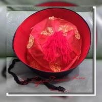 ราคา .. ผู้ชายทหารจีนโบราณหมวกวัสดุซาติน (41655829903)