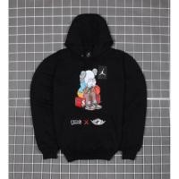 ราคา AIR JORDAN KAWS BLACK PREMIUM UNISEX HOODIE SWETER สําหรับผู้หญิงและผู้ชาย (24237476341)
