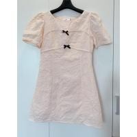 ราคา “พร้อมส่ง” เดรสสั้น สีชมพูอมส้ม ไซส์ L (24350385642)