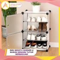 ราคา ชั้นวางรองเท้า 4 ชั้น Shenar / TM ชั้นวางรองเท้า / ชั้นวางรองเท้ากันฝุ่น (48806199283)