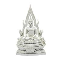 ราคา พระพุทธชินราช สีขาวมุข เนื้อไฟเบอร์กลาส ขนาดหน้าตัก 3 นิ้ว ฐาน 5.2 นิ้ว สูง 9 นิ้ว [พิมพ์ใหม่-ขาวมุข] (28378968197)