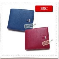 ราคา BSC แท้!!! กระเป๋าสตางค์ใบสั้นพับเดียว หนังลายเงา (685918742)