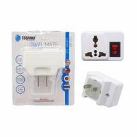 ราคา Toshino ปลั๊กแปลง UNIVERSAL 2 ขา แบน รุ่น TW-2 / CO-6S / TN-335 (25039372482)
