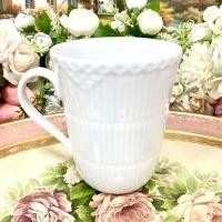 ราคา Royal Copenhagen White Half Lace Mug แก้วมัก (9533546482)