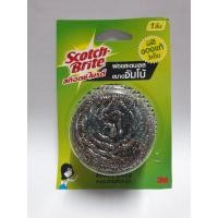 ราคา 3M สก็อตซ์-ไบร์ท ฝอยสแตนเลส ฝอยขัดหม้อ ของแท้ 3M จัมโบ้ 25 กรัม (3853905362)
