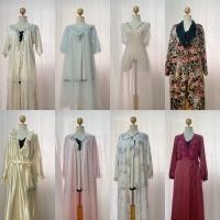 ราคา 10. ชุดคลุมนอนแบบยาว ชุดคลุมอาบน้ำ ชุดคลุมวินเทจ (7854593404)