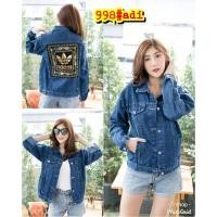 ราคา HOT พร้อมส่งมาก แจ็คเก็ตยีนส์ เสื้อยีนส์แต่งแบรนด์ดัง รุ่น998 (3957201864)