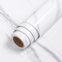 ราคา วอลล์เปเปอร์ลายหินอ่อนสีขาวกว้าง 45 เซนติเมตรยาว 10 เมตร (6994302743)
