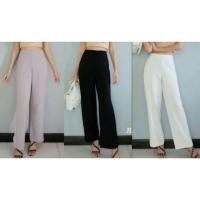 ราคา กางเกงผ้าฮานาโกะขายาว ขาทรงกระบอก M กางเกงขายาว ผ้าฮานาโกะ (1446425958)