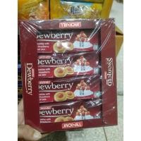 ราคา Dewberry ดิวเบอร์รี่ คุ๊กกี้เเซนวิชสอดไส้ครีมเเละเเยม (เเพ็ค12ซอง) (57300163213)