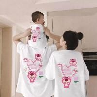 ราคา 2025 ชุดฤดูร้อนผ้าฝ้ายบริสุทธิ์ใหม่สำหรับพ่อแม่และลูก ชุดครอบครัวพ่อ-ลูกแม่-ลูกสาว เสื้อยืดแขนสั้นสำหรับการเดินทางขายดี (51902231419)