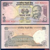 ราคา ธนบัตร อินเดีย INDIA มหาตมะคานธี 50 รูปี ปี 2009 P-97 สภาพใหม่เอี่ยม 100% UNC สำหรับสะสมและที่ระลึก (26478273706)
