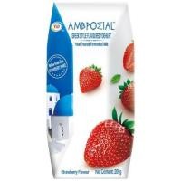 ราคา แอมโบรเชียล กรีกโยเกิร์ตพร้อมดื่ม รสสตรอเบอร์รี่ 205 กรัม - Greek yoghurt Strawberry 205g Ambrosial brand (22512991432)